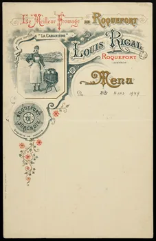 estampe Menu 1950.37.1 Photo