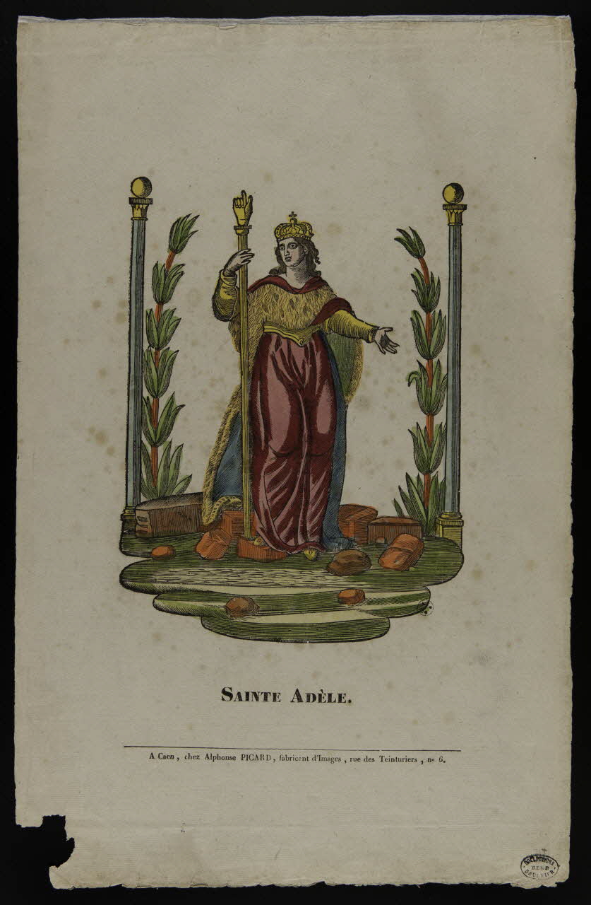 Alphonse Picard imagerie ancienne SAINTE ADELE Normandie, France 1828-1838 1950.39.1 Photo
