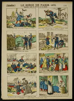 Pellerin estampe LE SIEGE DE PARIS. 1870. Lorraine, France 1871-1880 1950.39.1004  Photo