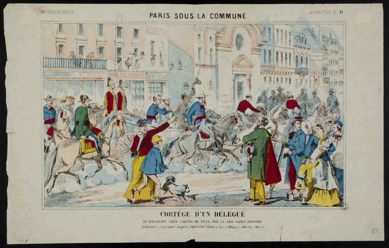 estampe PARIS SOUS LA COMMUNE 1950.39.1020 Photo