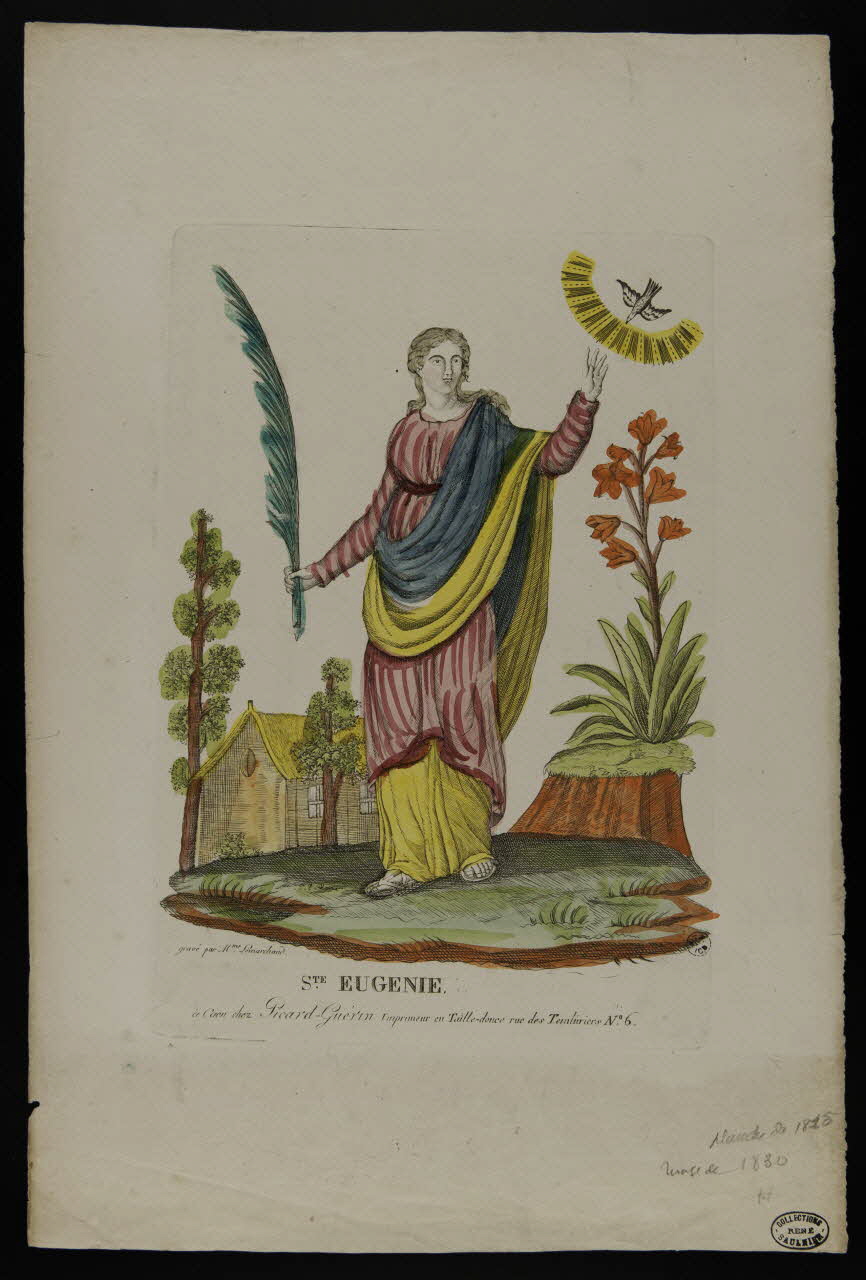 Lemarchand estampe STE. EUGENIE Normandie, France 1815-1830 1950.39.104 Photo