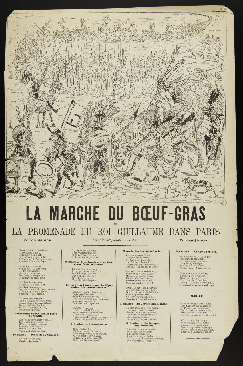 estampe LA MARCHE DU BOEUF-GRAS 1950.39.1067 Photo