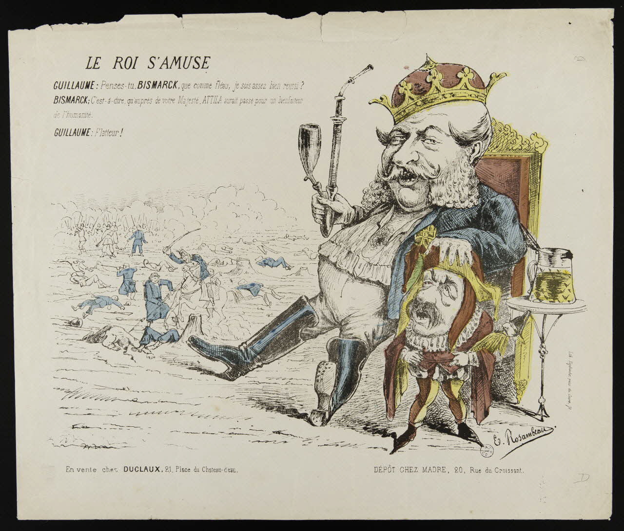 estampe LE ROI S'AMUSE 1950.39.1068 Photo