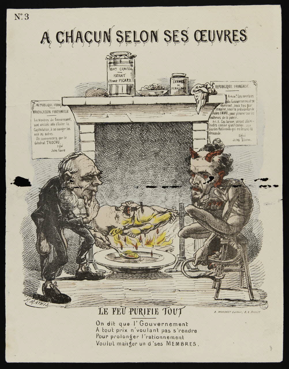 estampe A CHACUN SELON SES OEUVRES 1950.39.1078 Photo