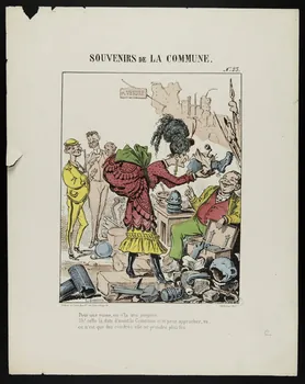 estampe SOUVENIRS DE LA COMMUNE. 1950.39.1084 Photo