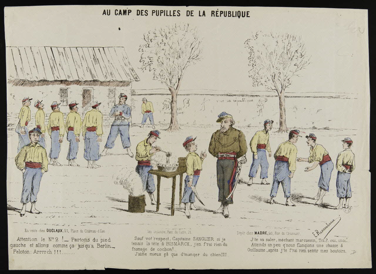 estampe AU CAMP DES PUPILLES DE LA REPUBLIQUE 1950.39.1092 Photo