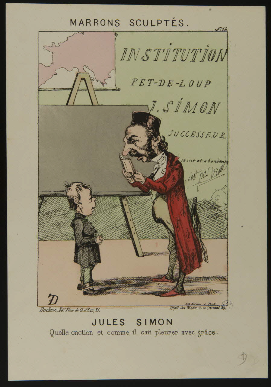 estampe JULES SIMON 1950.39.1112 Photo