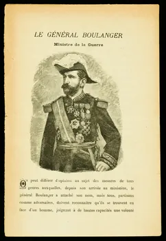 estampe LE  GENERAL BOULANGER 1950.39.1152.1/6  Photo