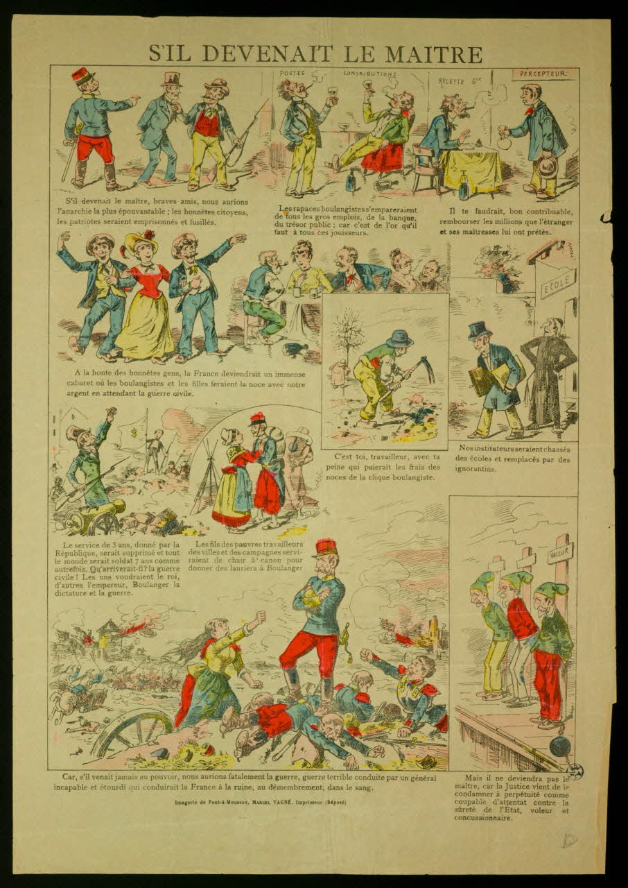 estampe S'IL DEVENAIT LE MAITRE 1950.39.1158 Photo