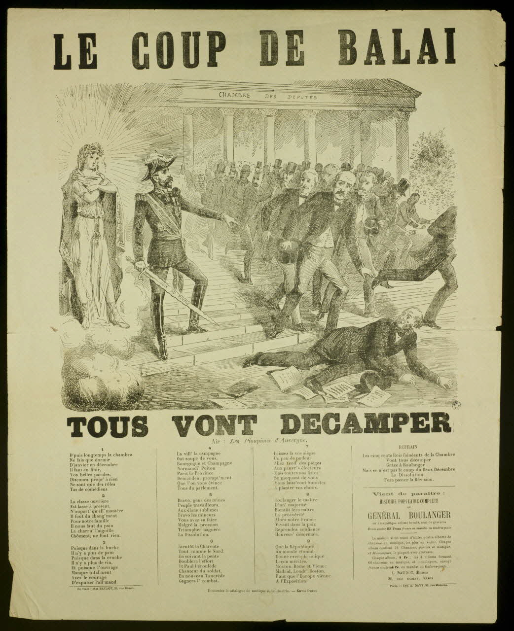 estampe LE COUP DE BALAI 1950.39.1169 Photo