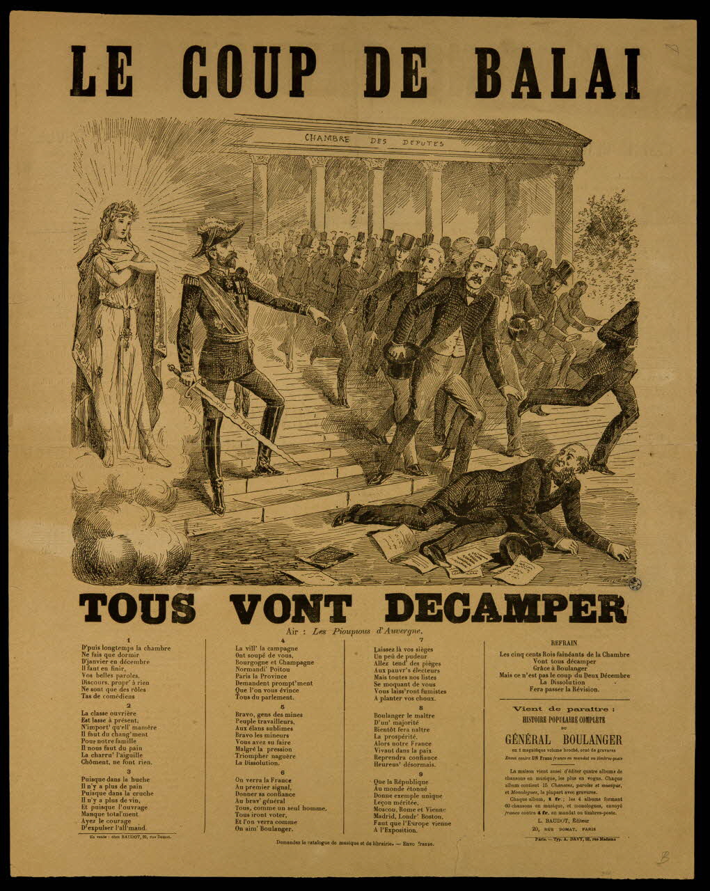 estampe LE COUP DE BALAI 1950.39.1170 Photo