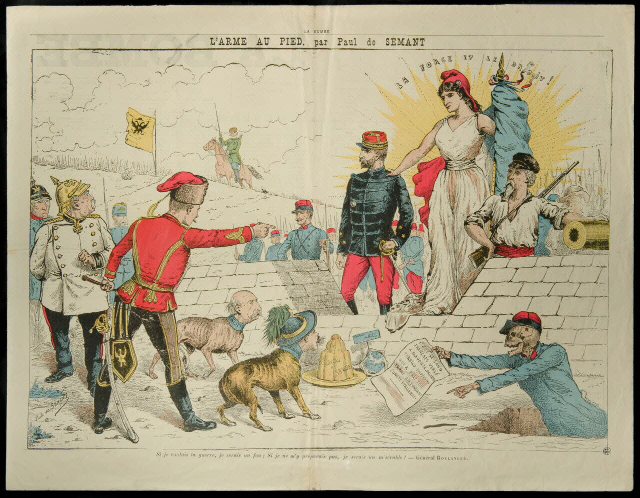 estampe L'ARME AU PIED 1950.39.1173 Photo