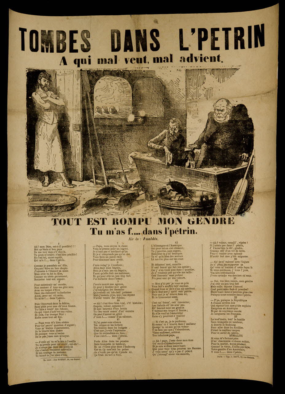 estampe TOMBES DANS L'PETRIN 1950.39.1174 Photo