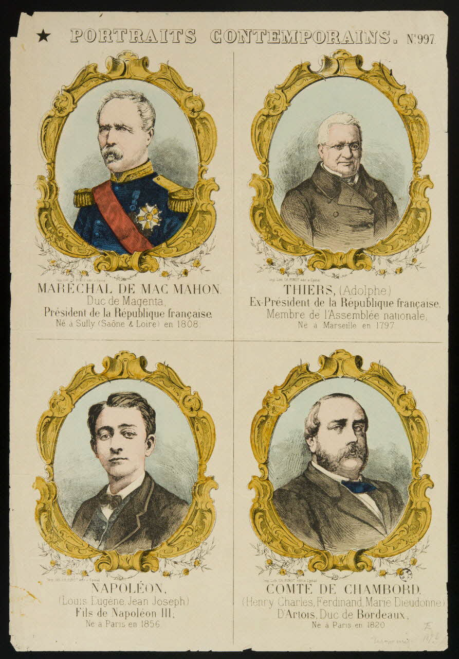 estampe PORTRAITS CONTEMPORAINS. 1950.39.1181 Photo