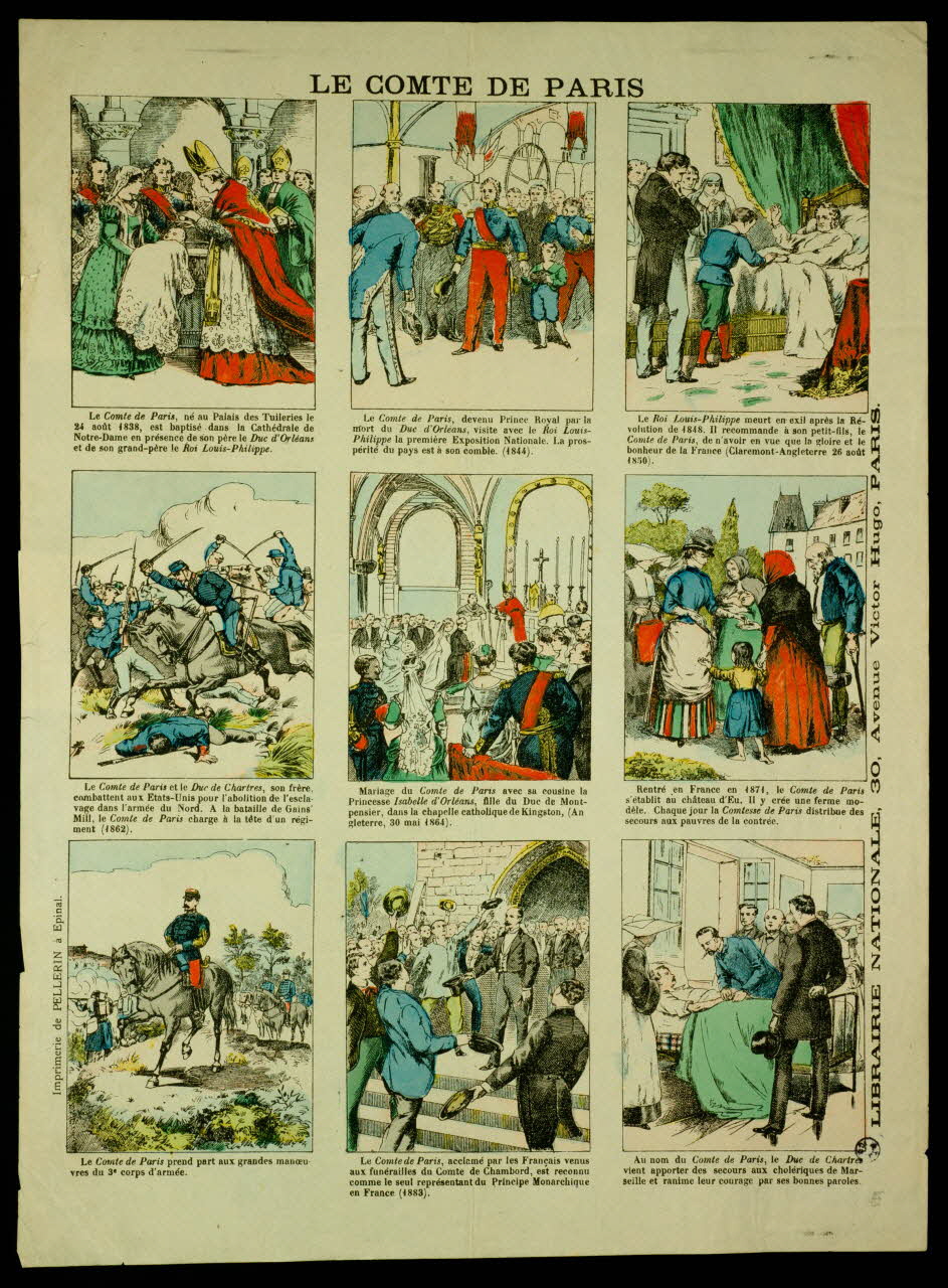 estampe LE COMTE DE PARIS 1950.39.1191 Photo