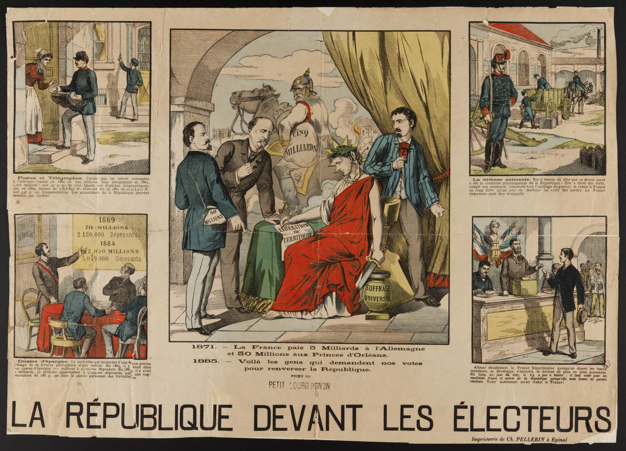 estampe LA REPUBLIQUE DEVANT LES ELECTEURS 1950.39.1194 Photo