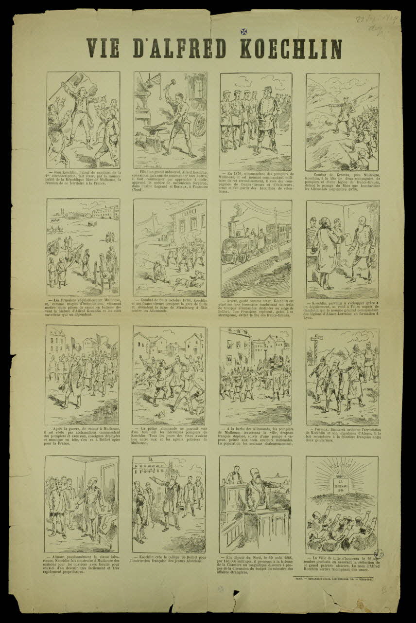 CHAIX estampe VIE D'ALFRED KOECHLIN. Ile-de-France, France 1889 1950.39.1209 Photo