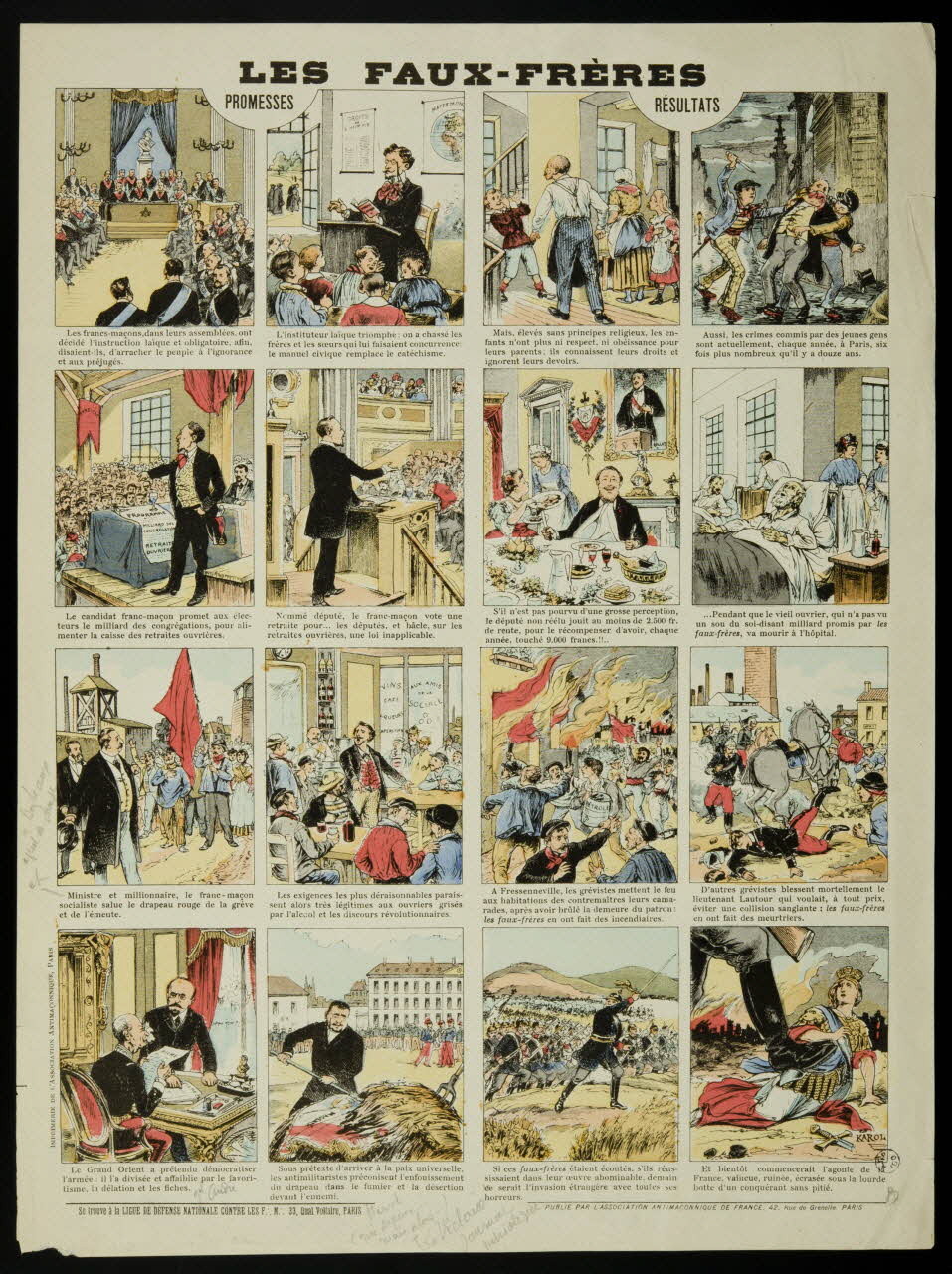 estampe LES FAUX-FRERES 1950.39.1213 Photo