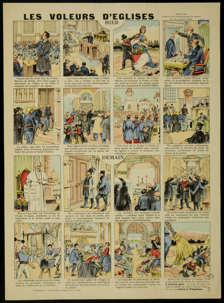 estampe LES VOLEURS D'EGLISES 1950.39.1215 Photo