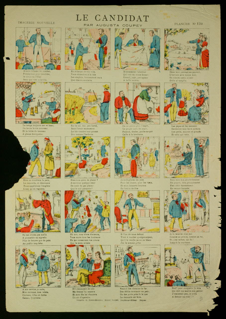 estampe LE CANDIDAT 1950.39.1234 Photo