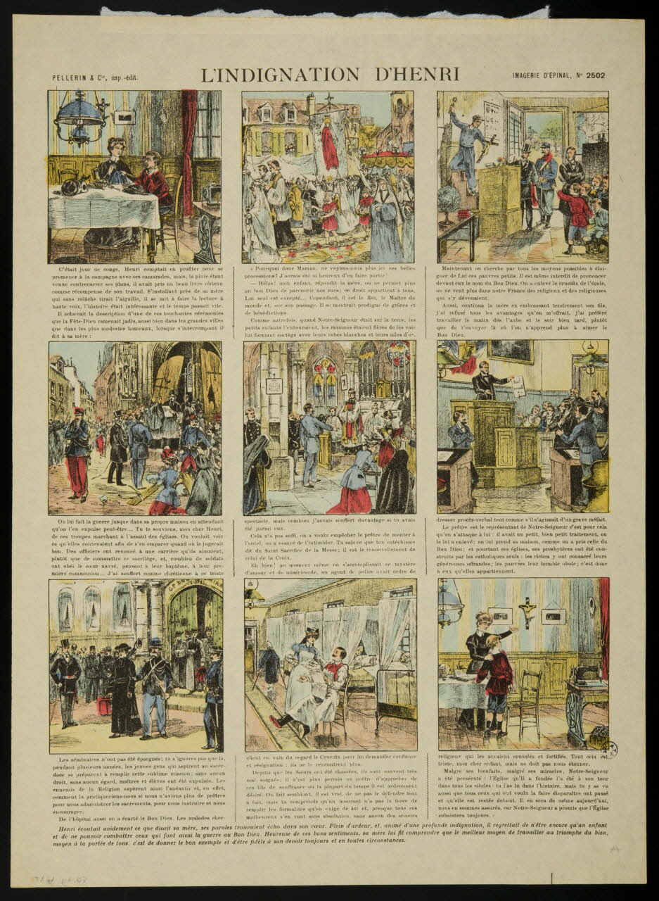 estampe L'INDIGNATION D'HENRI 1950.39.1238 Photo