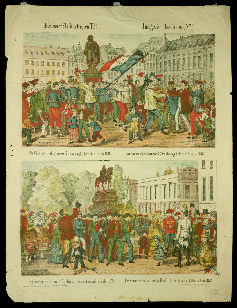 estampe Imagerie alsacienne. N°. 1. 1950.39.1250 Photo