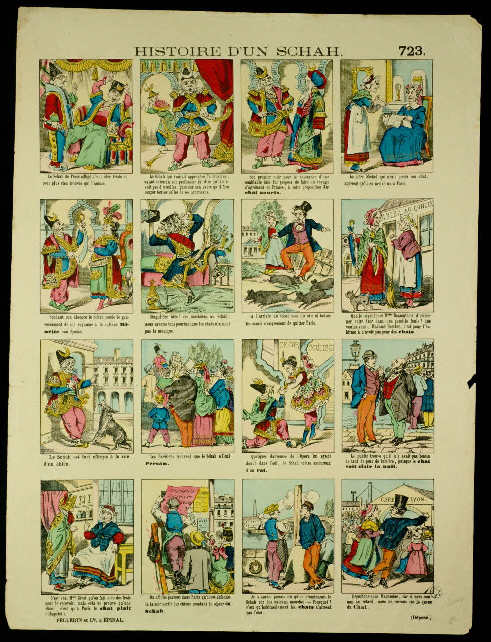 estampe HISTOIRE D'UN SCHAH. 1950.39.1267 Photo