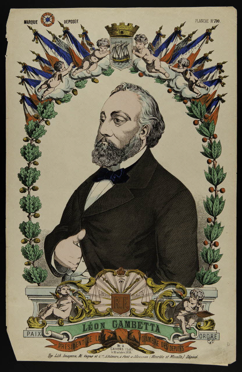 estampe LEON GAMBETTA 1950.39.1271 Photo