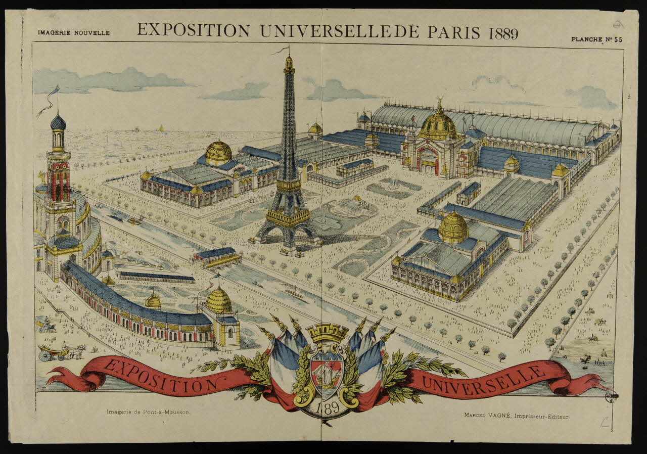 estampe EXPOSITION UNIVERSELLE DE PARIS 1889 1950.39.1281 Photo (c) Mucem