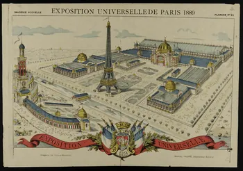 estampe EXPOSITION UNIVERSELLE DE PARIS 1889 1950.39.1281 Photo (c) Mucem