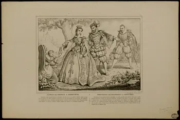 Léonce Schérer ; Pellerin estampe ADIEUX DE SIFFROY A GENEVIEVE. Lorraine, France 1865 1950.39.130 Photo