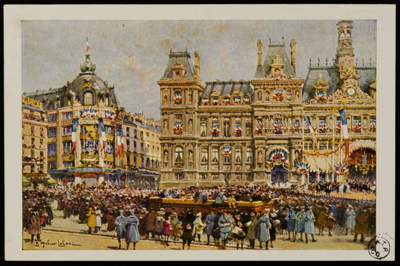 estampe Hôtel de ville de Paris 1950.39.1310.1 Photo