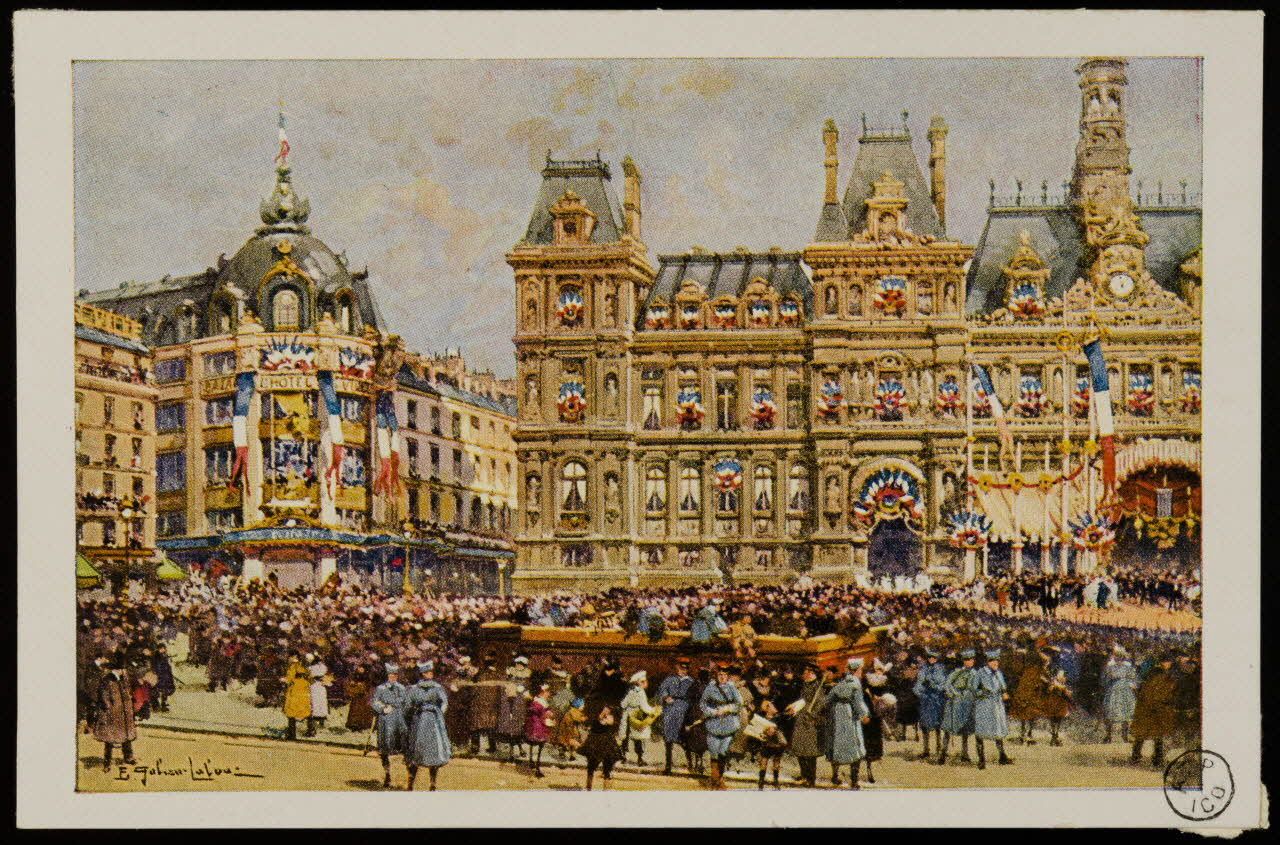 estampe Hôtel de ville de Paris 1950.39.1310.2 Photo