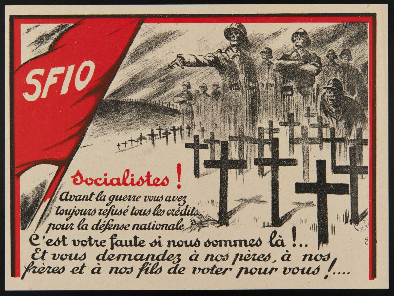 estampe SFIO  Socialistes ! 1950.39.1313 Photo