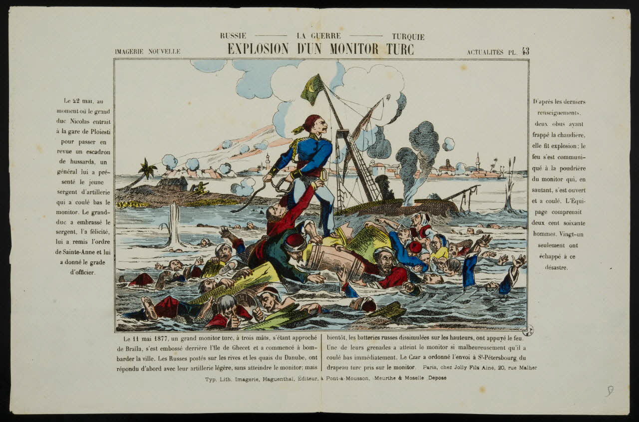 estampe EXPLOSION D'UN MONITOR TURC 1950.39.1341 Photo