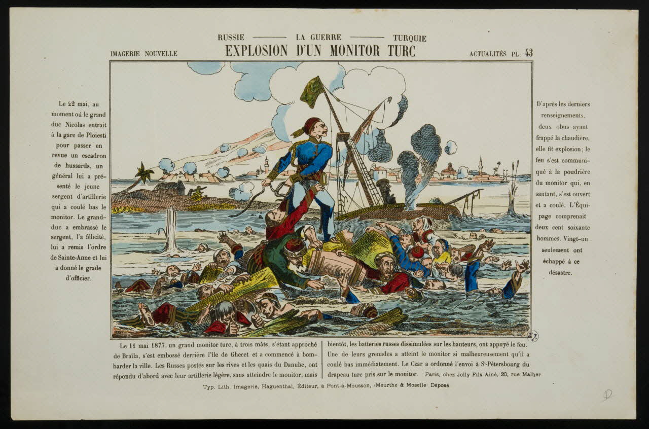 estampe EXPLOSION D'UN MONITOR TURC 1950.39.1342 Photo