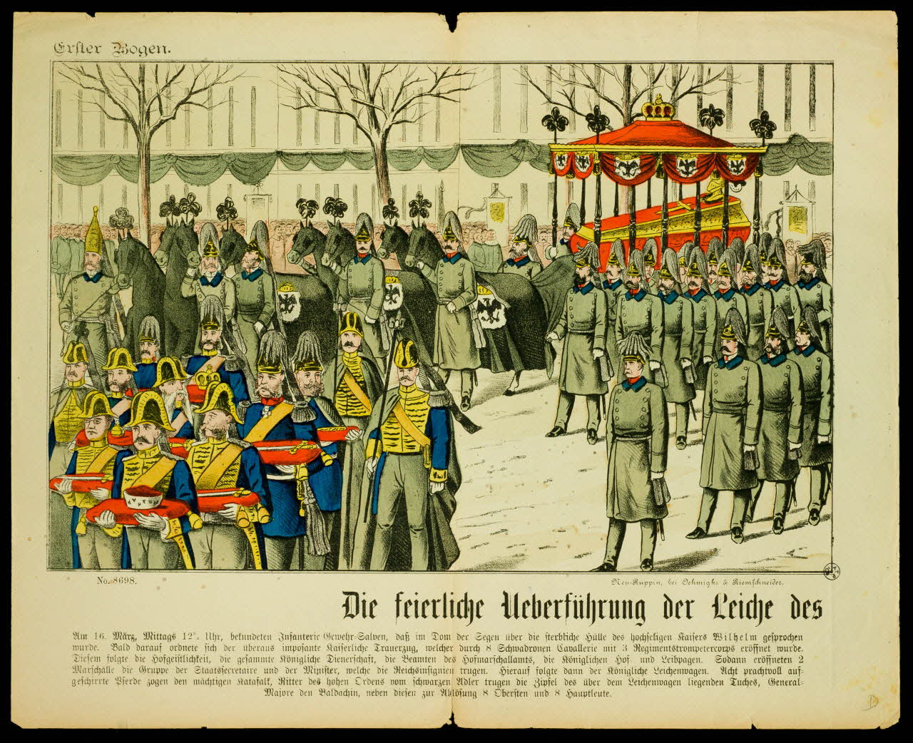 estampe Die feierliche Veberführung der Leiche des 1950.39.1377 Photo