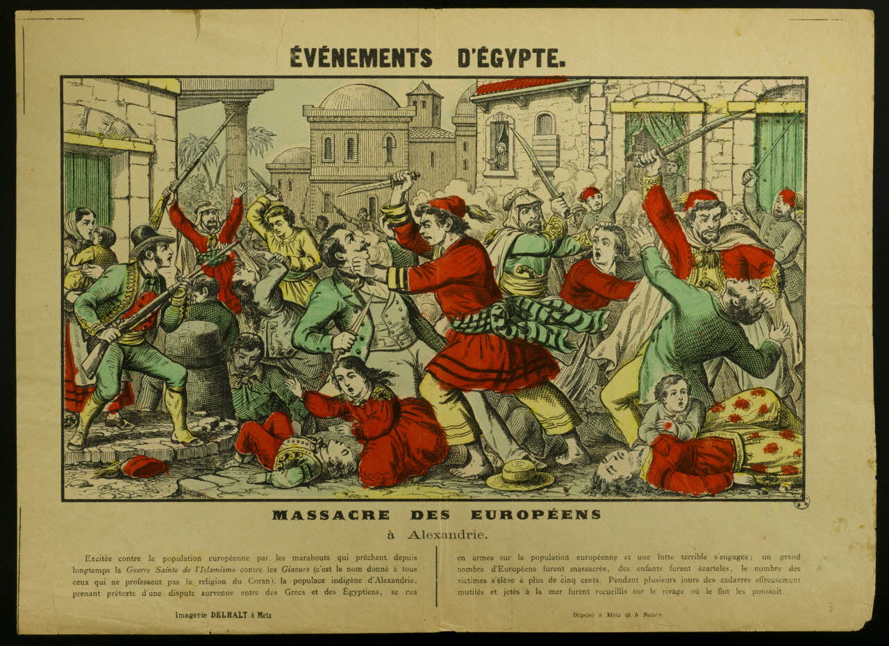 estampe EVENEMENTS D'EGYPTE. 1950.39.1381 Photo