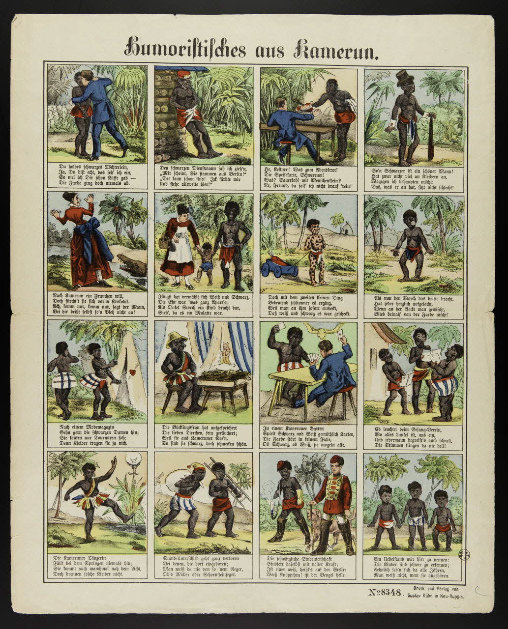 estampe Humoristisches aus Kamerun. 1950.39.1397 Photo