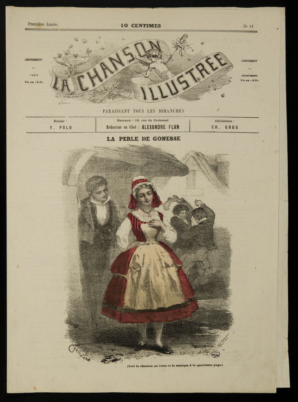 estampe LA CHANSON  ILLUSTREE  LA PERLE DE GONESSE 1950.39.1413 Photo