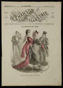 estampe LA CHANSON  ILLUSTREE  LES CREVETTES DE PARIS 1950.39.1415 Photo