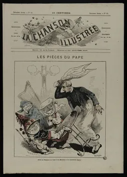 estampe LA CHANSON  ILLUSTREE  LES PIECES DU PAPE 1950.39.1455 Photo