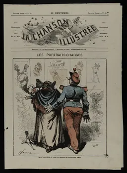 estampe LA CHANSON  ILLUSTREE  LES PORTRAITS-CHARGES 1950.39.1457 Photo