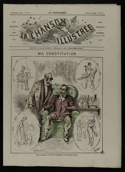estampe LA CHANSON  ILLUSTREE  MA CONSTITUTION 1950.39.1458 Photo