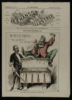 estampe LA CHANSON  ILLUSTREE  LA PETITE PRESSE  ROCAMBOLE  VIT ENCORE ! 1950.39.1461 Photo