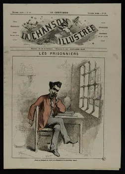 estampe LA CHANSON  ILLUSTREE  LES PRISONNIERS 1950.39.1464 Photo