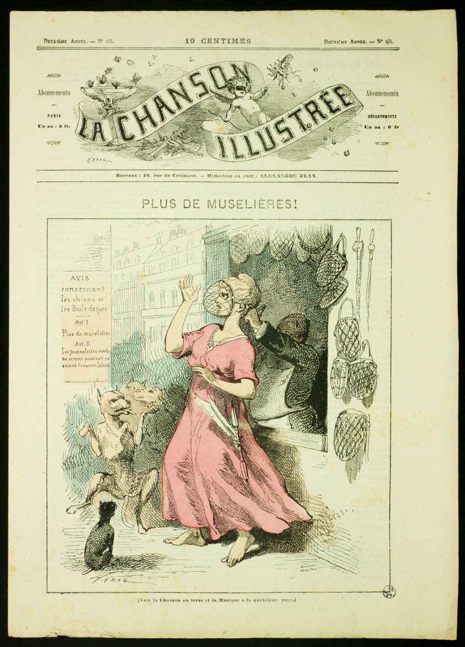 estampe LA CHANSON  ILLUSTREE  PLUS DE MUSELIERES ! 1950.39.1467 Photo