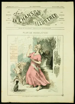 estampe LA CHANSON  ILLUSTREE  PLUS DE MUSELIERES ! 1950.39.1467 Photo