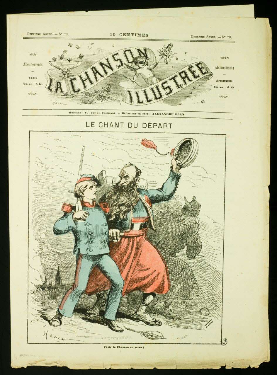 estampe LA CHANSON  ILLUSTREE  LE CHANT DU DEPART 1950.39.1472 Photo