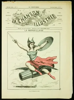 estampe LA CHANSON  ILLUSTREE  LA MARSEILLAISE 1950.39.1473 Photo